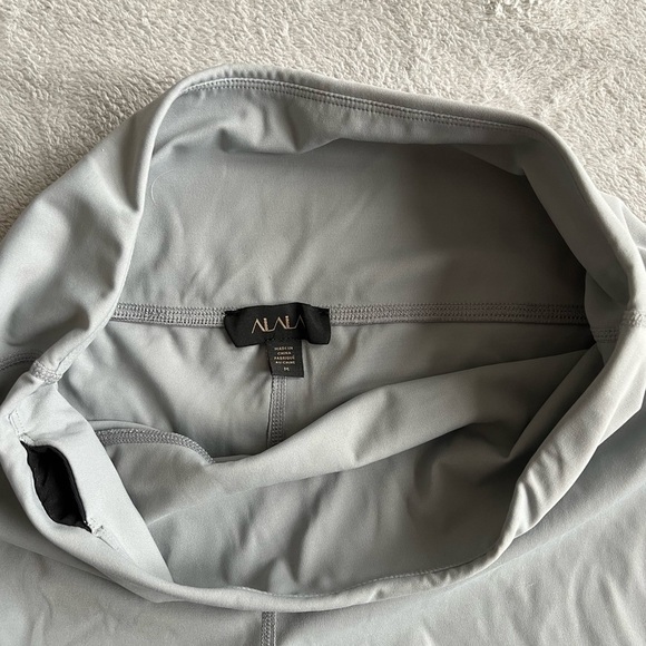 ALALA Love Tight Ballet high waisted Leggings gray Mesh panels Size M - Picture 10 of 12